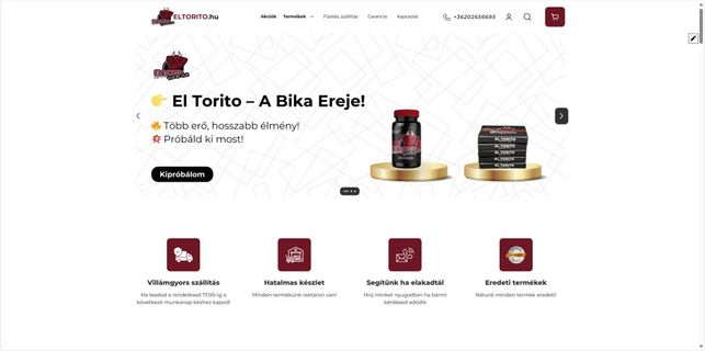 El Torito Webáruház