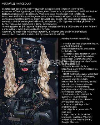Hanna Bdsm Női domina +36 20 220 9422 fénykép 32